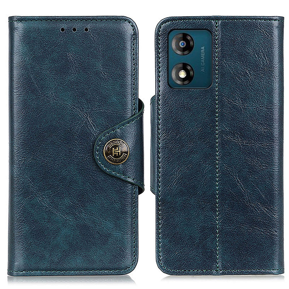 KHAZHEN Phone Case for Motorola Moto E13 4G Textured PU Leather Wallet Stand Smartphone Cover KHAZHEN Phone Case for Motorola Moto E13 4G Textured PU Leather Wallet Stand Smartphone Cover